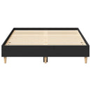 sengestel uden madras 120x190 cm konstrueret træ sort