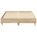 sengestel uden madras 120x190 cm konstrueret træ sonoma-eg