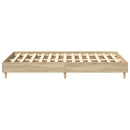 sengestel uden madras 120x190 cm konstrueret træ sonoma-eg