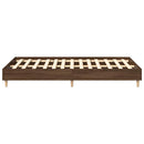 sengestel uden madras 120x190 cm konstrueret træ brunt eg