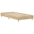 sengestel uden madras 90x190 cm konstrueret træ sonoma-eg