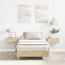 sengestel uden madras 90x190 cm konstrueret træ sonoma-eg
