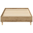 sengestel uden madras 75x190 cm konstrueret træ kunsteg