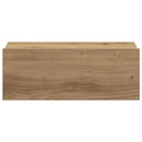 svævende natborde 2 stk. 40x32x15 cm konstrueret træ kunsteg