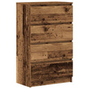 skænk 60x35x98,5 cm konstrueret træ gammelt træ-look