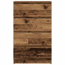skænk 60x35x98,5 cm konstrueret træ gammelt træ-look