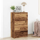 skænk 60x35x98,5 cm konstrueret træ gammelt træ-look