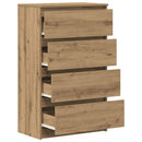 skænk 60x35x98,5 cm konstrueret træ kunsteg