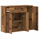 skænk 88x30x70 cm konstrueret træ gammelt træ-look