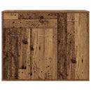 skænk 88x30x70 cm konstrueret træ gammelt træ-look