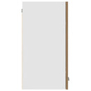 køkkenvægskab "Lyon" håndlavet eg 60x31x60 cm konstrueret træ