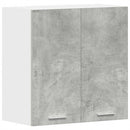 vægskab til køkken 60x31x60 cm konstrueret træ betongrå