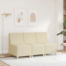 Modulsofa enhed uden arme Creme Stof