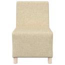 Modulsofa enhed uden arme Creme Stof