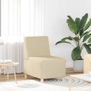 Modulsofa enhed uden arme Creme Stof