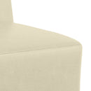 Modulsofa enhed uden arme Creme 55 x 74 x 82 cm Faux læder