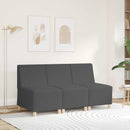 | Modulsofa enhed uden arme | Mørkegrå 55 x 74 x 82 cm Velourstof