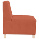 Modulsofa enhed uden arme Orange 55 x 74 x 82 cm Velourstof