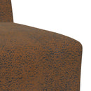 Modulsofa enhed uden arme Brun 55 x 74 x 82 cm Faux Suede Læder