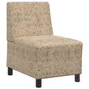 Modulsofa enhed uden arme Lysegrå 55 x 74 x 82 cm