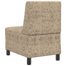 Modulsofa enhed uden arme Lysegrå 55 x 74 x 82 cm