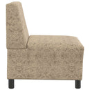 Modulsofa enhed uden arme Lysegrå 55 x 74 x 82 cm