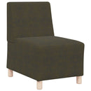 Modulsofa enhed uden arme Army Grøn 55 x 74 x 82 cm
