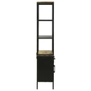 Highboard med skuffe Brun 70 x 35 x 180 cm Massivt mangotræ