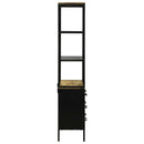 Highboard med skuffe Brun 70 x 35 x 180 cm Massivt mangotræ