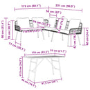 Havesofa Sæt 2 pcs Beige polyrattan