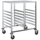 bakkevogn med 12 GN beholdere 75x55x87 cm rustfrit stål