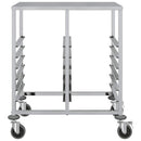 bakkevogn med 12 GN beholdere 75x55x87 cm rustfrit stål