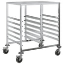 bakkevogn med 12 GN beholdere 75x55x87 cm rustfrit stål