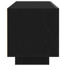 TV-skab Sort 160 x 35 x 40 cm Konstrueret træ
