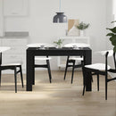 spisebord 120x60x76 cm konstrueret træ sort egetræsfarve