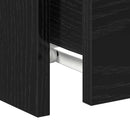 Natskab 2 pcs Sort eg 30 x 30 x 40 cm Konstrueret træ