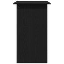 skrivebord 80 x 45 x 74 cm konstrueret træ sort egetræsfarve