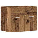 badeværelsesvaskeskab 60x38,5x46 cm konstrueret træ antikt træ