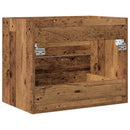 badeværelsesvaskeskab 60x38,5x48 cm konstrueret træ gammelt træ