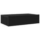 TV-skabe med LED-lys 2 stk. sort eg 60x35x15,5 cm