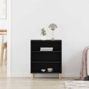 Sideboard Sort eg 57 x 35 x 70 cm Konstrueret træ
