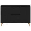 Sideboard med skuffe Sort 102 x 35 x 60 cm Konstrueret træ