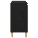 Sideboard med skuffe Sort 102 x 35 x 60 cm Konstrueret træ