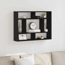 vægreol sort eg 75x16x55 cm konstrueret træ