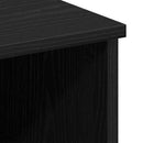 Natbord med skuffe 2 pcs Sort eg 50 x 32 x 60cm Konstrueret træ