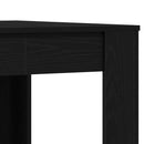 Spisebord Sort eg 140 x 74,5 x 76 cm Konstrueret træ