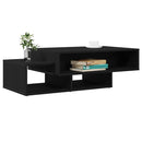 sofabord 105x55x32 cm konstrueret træ sort egetræsfarve