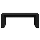 Sofabord Sort eg 102 x 50 x 35 cm Konstrueret træ