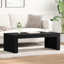 Sofabord Sort eg 102 x 50 x 35 cm Konstrueret træ