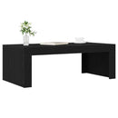 Sofabord Sort eg 102 x 50 x 35 cm Konstrueret træ